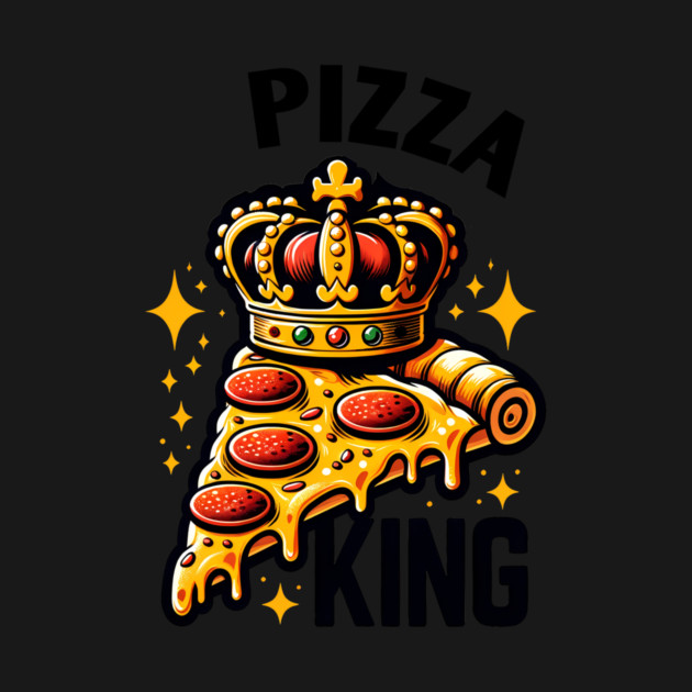 Funny Pizza King by logiamerch