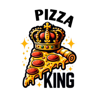 Funny Pizza King T-Shirt