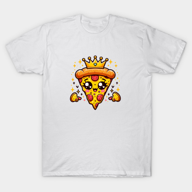 Cute Pizza Queen T-Shirt by logiamerch