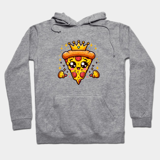 Cute Pizza Queen Hoodie by logiamerch