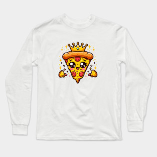 Cute Pizza Queen Long Sleeve T-Shirt