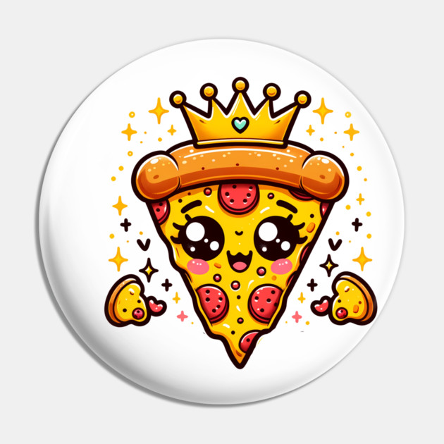 Cute Pizza Queen Pin by logiamerch