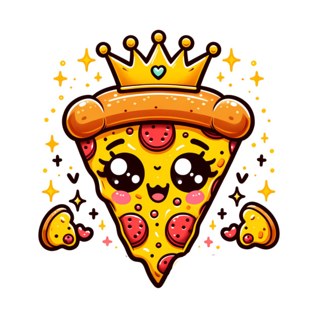 Cute Pizza Queen by logiamerch