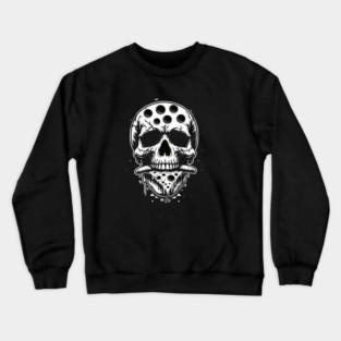 Skull Eating Pizza Crewneck Sweatshirt