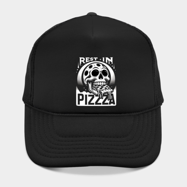 Funny Skull, Resting in Pizza by logiamerch
