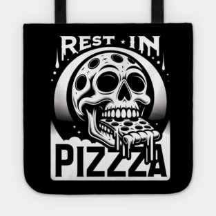 Funny Skull, Resting in Pizza Tote