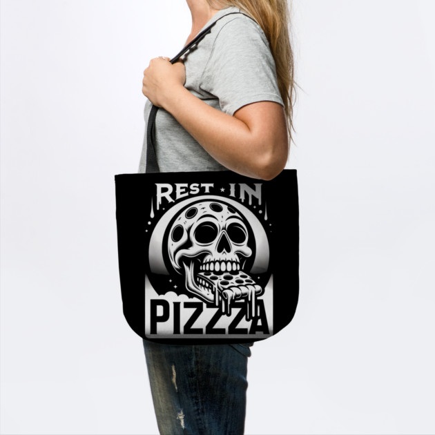 Funny Skull, Resting in Pizza by logiamerch