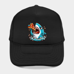 Funny Shark with Pizza, Pizza Lover Hat