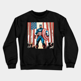 Captain America Crewneck Sweatshirt