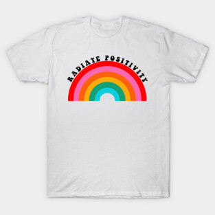 Radiate Positivity Rainbow T-Shirt