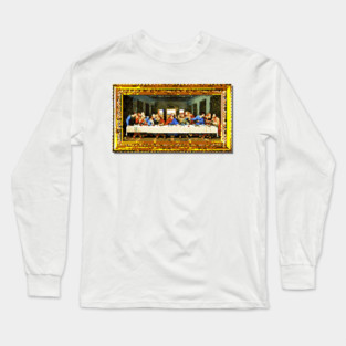 8-Bit The Last Supper Long Sleeve T-Shirt