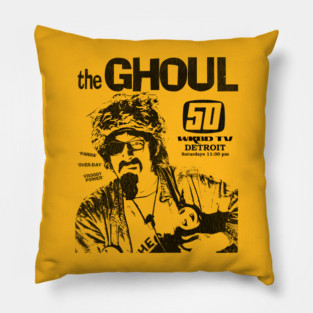 The Ghoul - Horror Host Detroit 50 Pillow