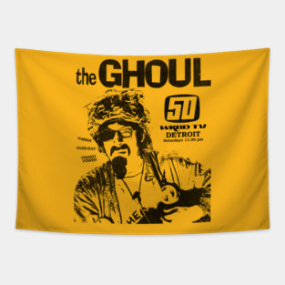 The Ghoul - Horror Host Detroit 50 Tapestry