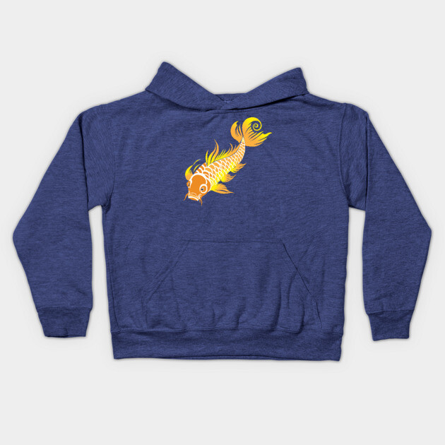 Koi or Goldfish Kids Hoodie by DickinsonDesign