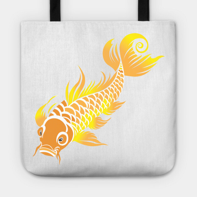 Koi or Goldfish Tote by DickinsonDesign