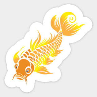 Koi or Goldfish Sticker
