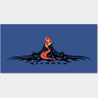 Kilauea Volcano Posters and Art