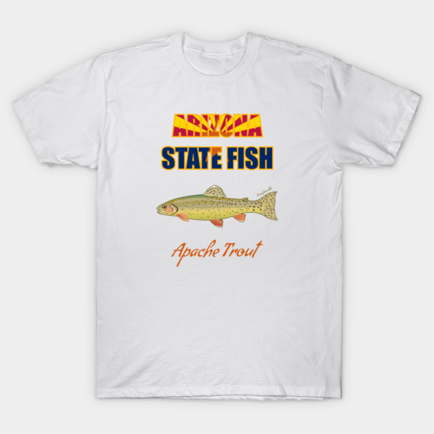 Arizona State Fish - Apache Trout T-Shirt by Reefhorse