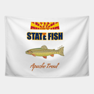 Arizona State Fish - Apache Trout Tapestry