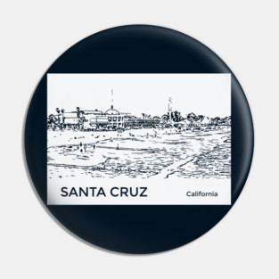 Santa Cruz California Pin