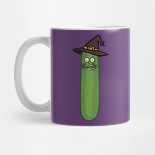 Halloween pickle cartoon Mug