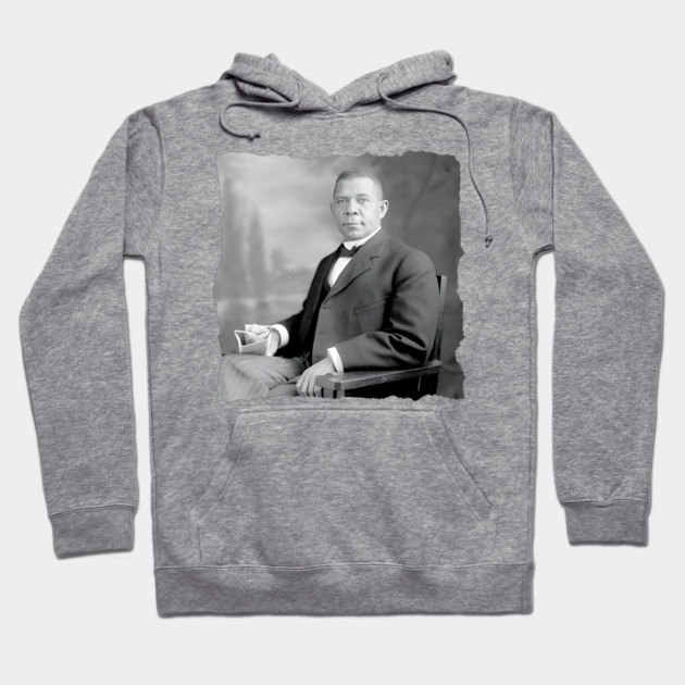 Booker T Washington, Black History Hoodie by UrbanLifeApparel