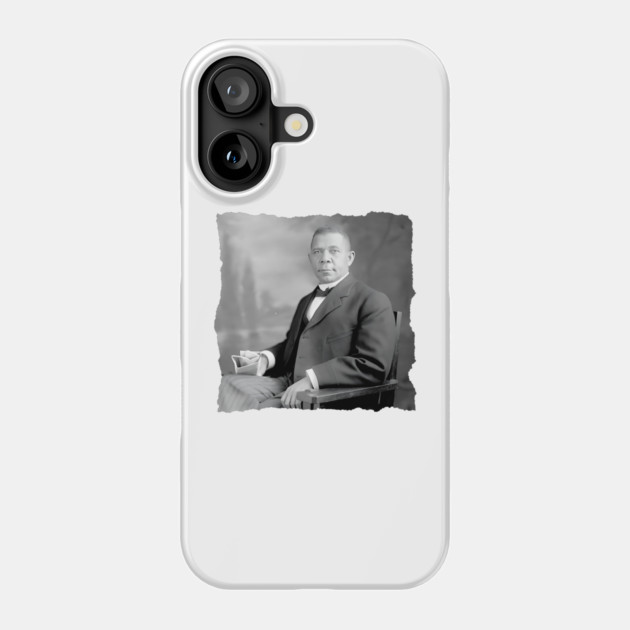 Booker T Washington, Black History Phone Case by UrbanLifeApparel