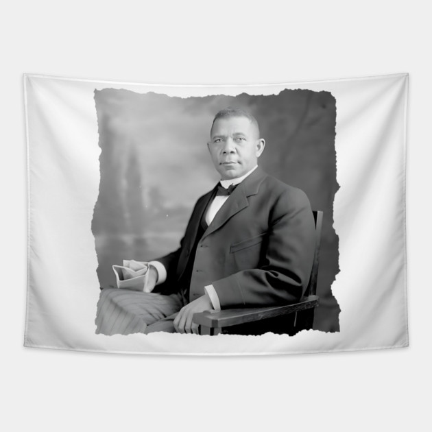 Booker T Washington, Black History Tapestry by UrbanLifeApparel