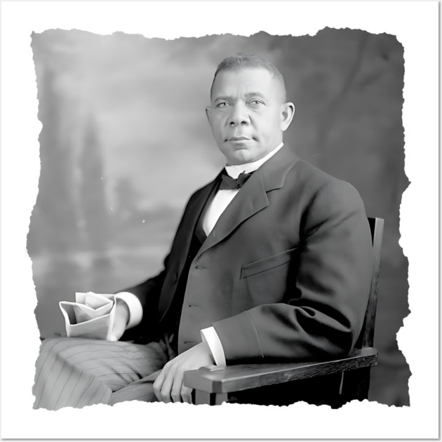 Booker T Washington, Black History Wall Art by UrbanLifeApparel