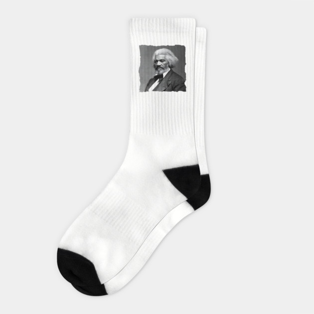Frederick Douglass portrait Socks by UrbanLifeApparel