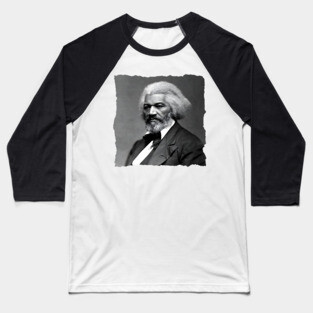Frederick Douglass portrait Baseball T-Shirt