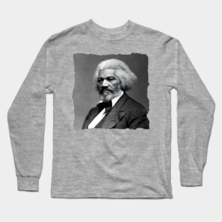 Frederick Douglass portrait Long Sleeve T-Shirt