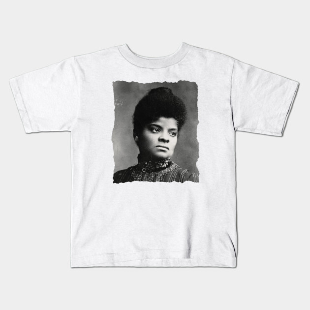 Ida B. Wells Portrait Kids T-Shirt by UrbanLifeApparel