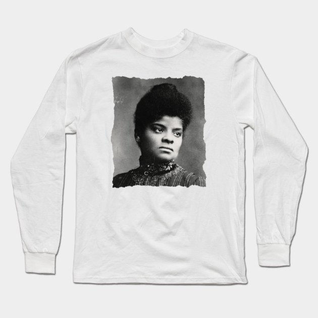 Ida B. Wells Portrait Long Sleeve T-Shirt by UrbanLifeApparel