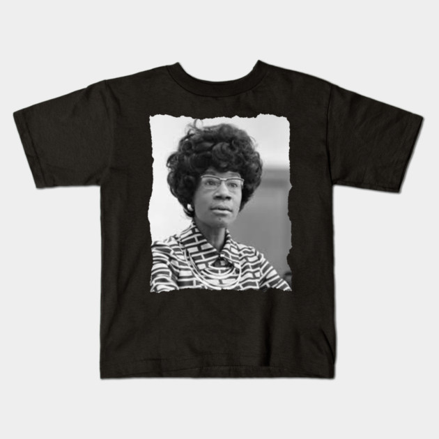 Shirley Chisholm Kids T-Shirt by UrbanLifeApparel
