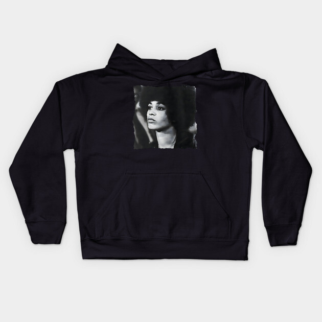 Angela Davis Kids Hoodie by UrbanLifeApparel