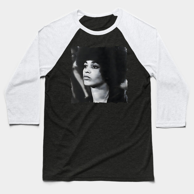Angela Davis Baseball T-Shirt by UrbanLifeApparel