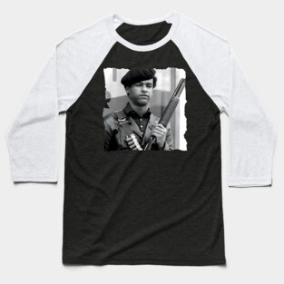 Huey Newton Baseball T-Shirt