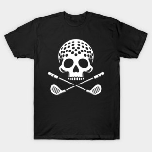 Golf Ball Skull & Crossbones T-Shirt