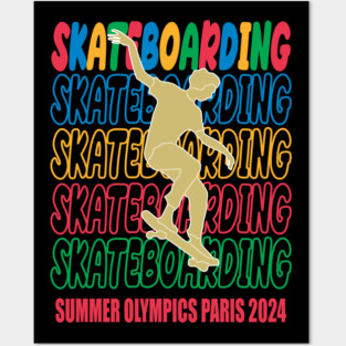 Summer Olympics Paris 2024 Posters and Art