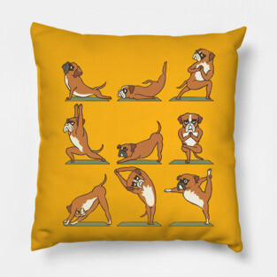 Boxer Yoga Pillow