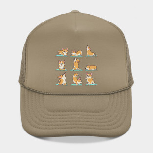Corgi Yoga Hat