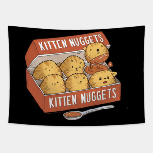 kitten nuggets Tapestry