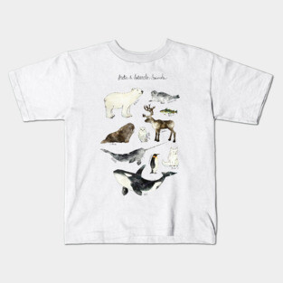 Arctic Animals Kids T-Shirt