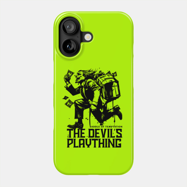 THE DEVIL'S PLAYTHING Phone Case by artslaves