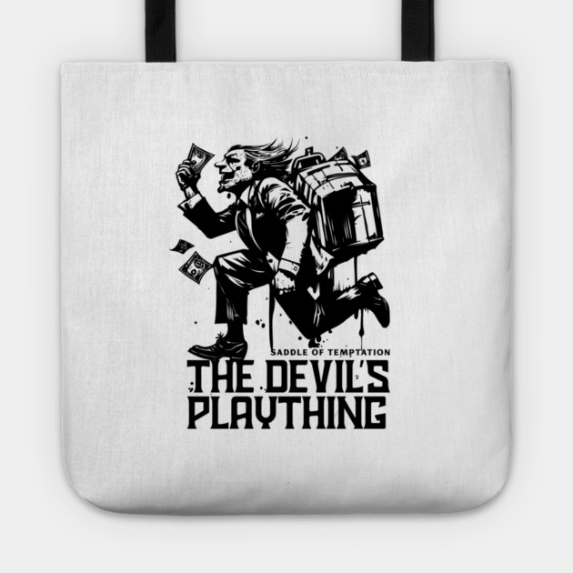 THE DEVIL'S PLAYTHING Tote by artslaves