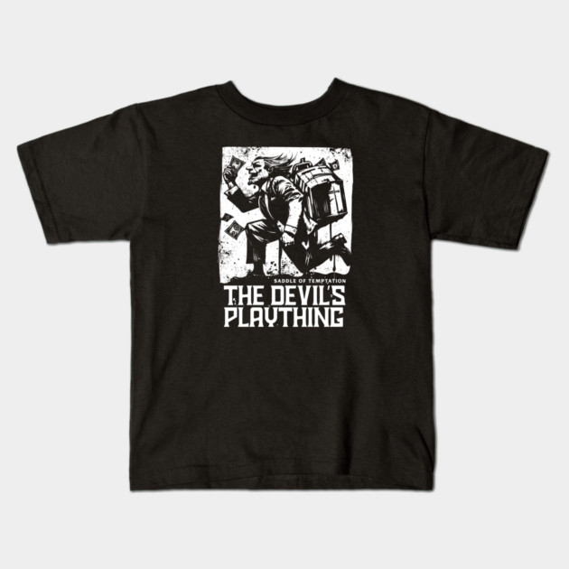 THE DEVIL'S PLAYTHING Kids T-Shirt by artslaves