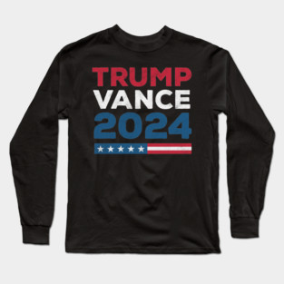 Trump Vance 2024 Donald Trump J.D. Vance Take America Back Long Sleeve T-Shirt