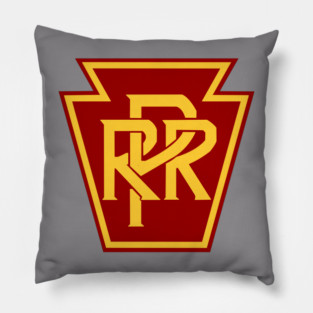 Vintage Pennsylvania Railroad Logo Pillow