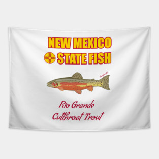 New Mexico State Fish - Rio Grande Cutthroat Trout Tapestry